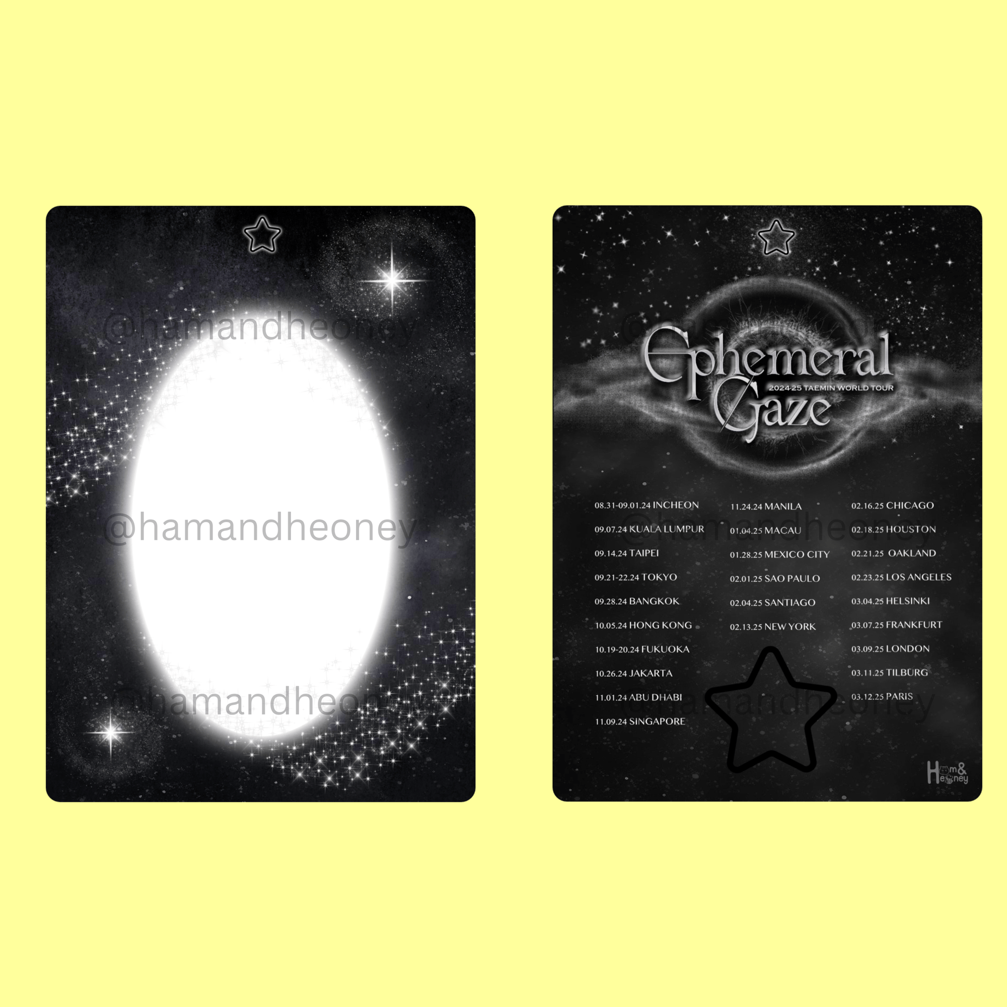 Taemin Ephemeral Gaze Tour PC Holder | Ham and Heoney Shoppe